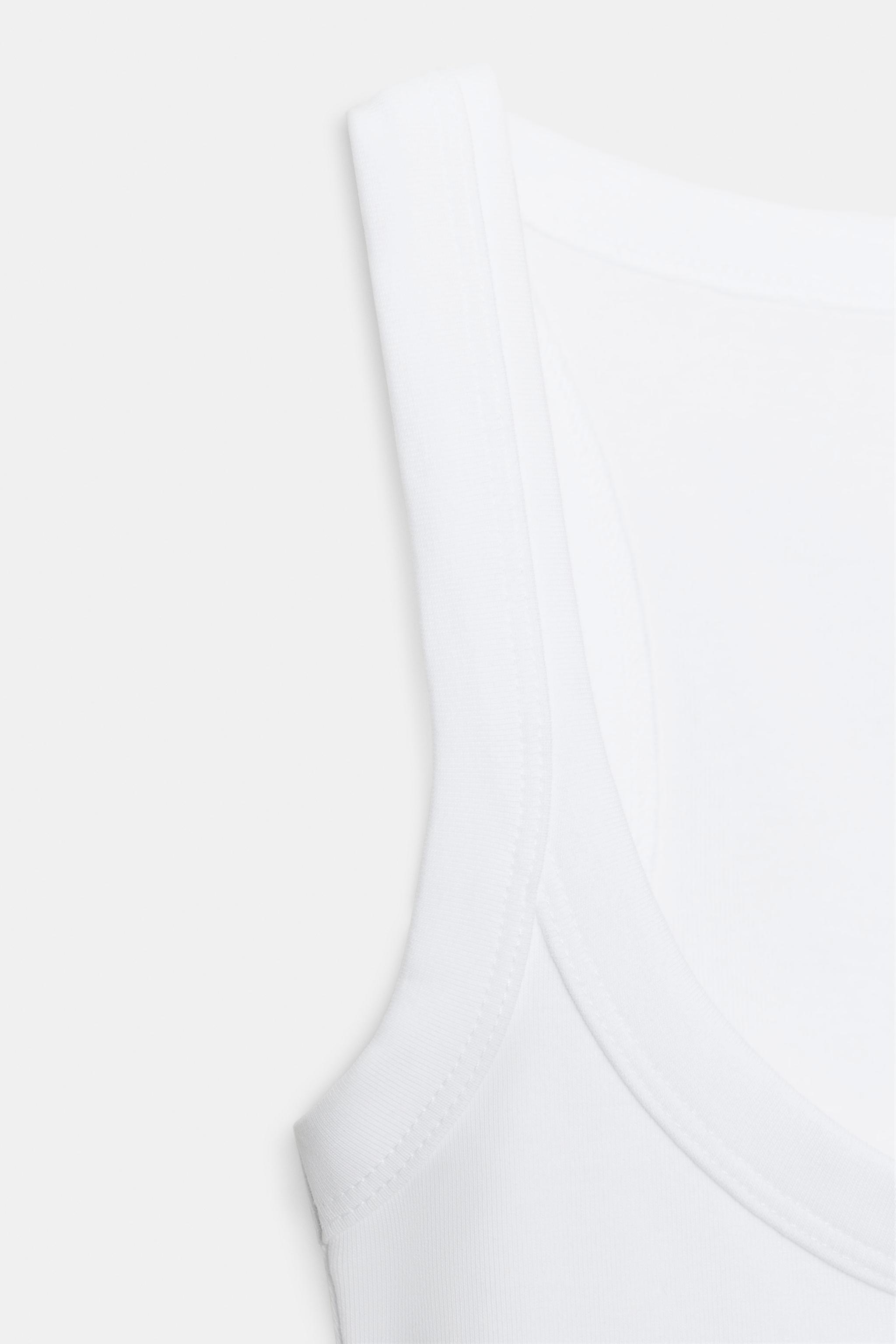 T-SHIRT COTON SANS MANCHES